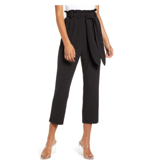 Wayf Pants - WAYF X Influencers Tie Waist Paperbag Pants